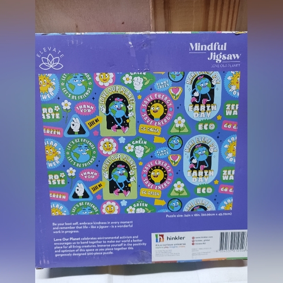 Lot of 2 Puzzles/ Save the Planet & Don't Worry Be Happy 500pcs each - Picture 3 of 6